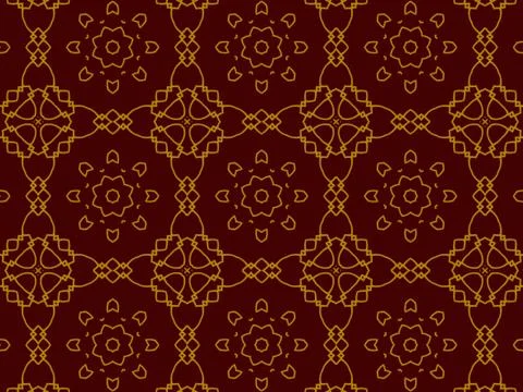 Islamic Patterns Geometric Art Arabic Background Wallpaper Illustrazione stock