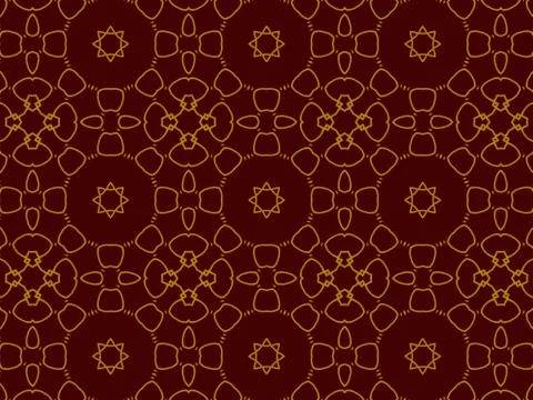 Islamic Patterns Geometric Art Arabic Background Wallpaper Illustrazione stock