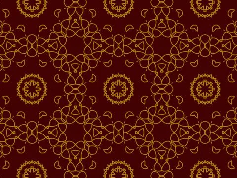 Islamic Patterns Geometric Art Arabic Background Wallpaper Stock Illustration