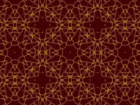 Islamic Patterns Geometric Art Arabic Background Wallpaper Stock Illustration