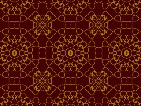 Islamic Patterns Geometric Art Arabic Background Wallpaper Illustrazione stock