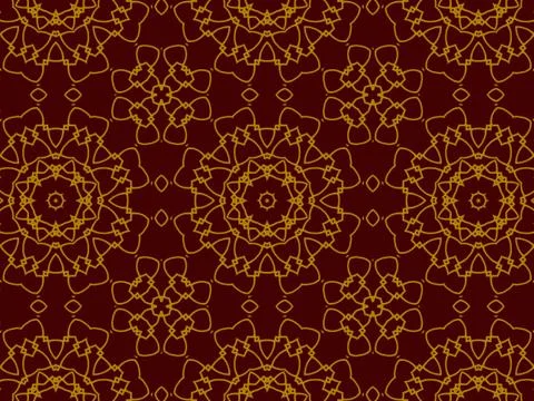 Islamic Patterns Geometric Art Arabic Background Wallpaper Stock Illustration