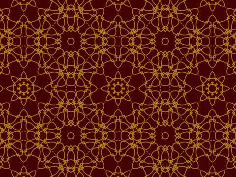 Islamic Patterns Geometric Art Arabic Background Wallpaper Illustrazione stock