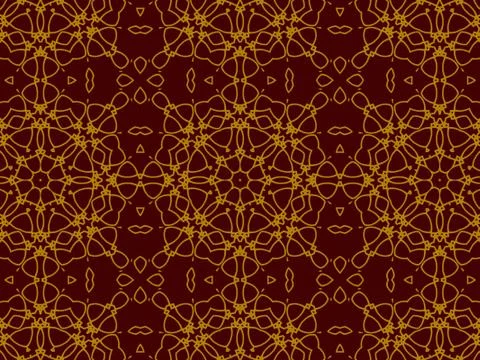 Islamic Patterns Geometric Art Arabic Background Wallpaper Stock Illustration