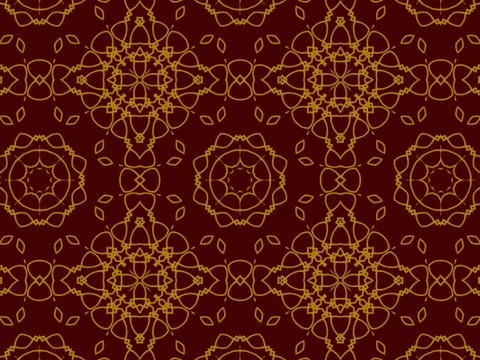 Islamic Patterns Geometric Art Arabic Background Wallpaper Illustrazione stock