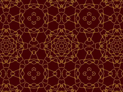 Islamic Patterns Geometric Art Arabic Background Wallpaper Illustrazione stock