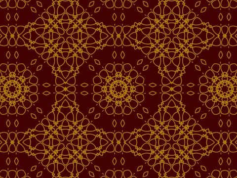 Islamic Patterns Geometric Art Arabic Background Wallpaper Stock Illustration