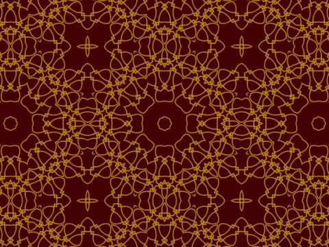 Islamic Patterns Geometric Art Arabic Background Wallpaper Stock Illustration