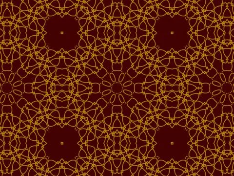 Islamic Patterns Geometric Art Arabic Background Wallpaper Illustrazione stock