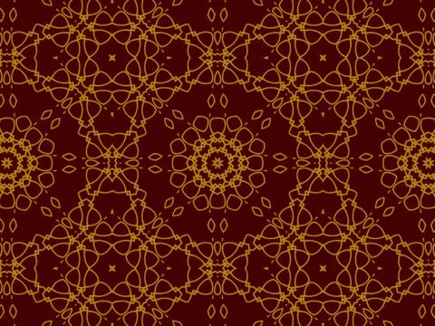 Islamic Patterns Geometric Art Arabic Background Wallpaper Illustrazione stock