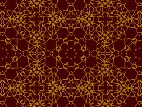 Islamic Patterns Geometric Art Arabic Background Wallpaper Stock Illustration