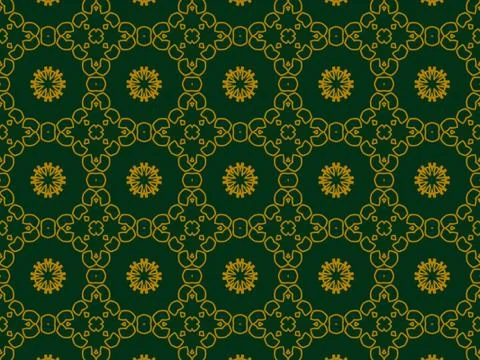 Islamic Patterns Geometric Art Arabic Background Wallpaper Illustrazione stock