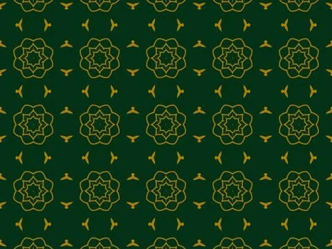 Islamic Patterns Geometric Art Arabic Background Wallpaper Stock Illustration