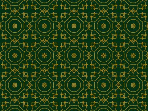 Islamic Patterns Geometric Art Arabic Background Wallpaper Stock Illustration