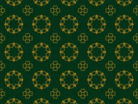 Islamic Patterns Geometric Art Arabic Background Wallpaper Stock Illustration