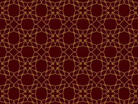 Islamic Patterns Geometric Art Arabic Background Wallpaper Foto stock