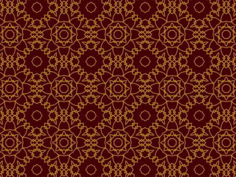 Islamic Patterns Geometric Art Arabic Background Wallpaper Foto stock
