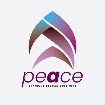 Islamic Peaceful Mosque Logo Stock Illustration