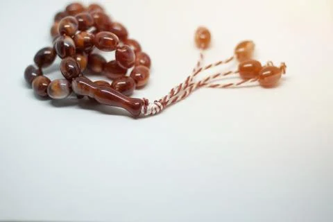 Islamic prayer beads, Ramadan Kareem concept Stock Photos