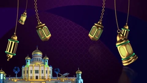 Islamic Ramadan Background Stock Footage 346177431