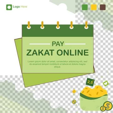 Islamic ramadan illustration about ramadan zakat or share with each other Stock Illustration