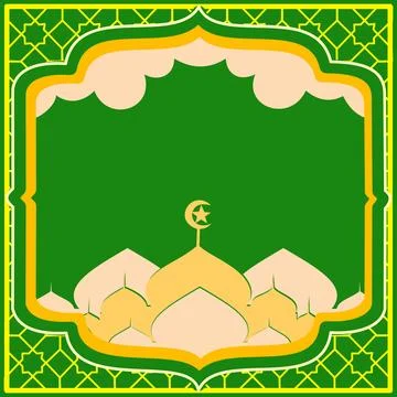 Islamic religious background. Muslim background design Stock Illustration