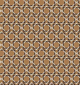 Islamic seamless art pattern. Eight-pointed star Stock Illustration