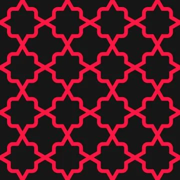 Islamic seamless pattern with arabic geometric ornament texture background Stock Illustration