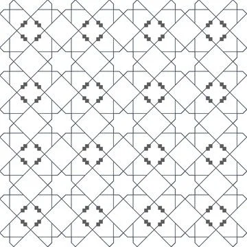 Islamic seamless pattern. Geometric ornaments based on traditional arabic art Stock Illustration