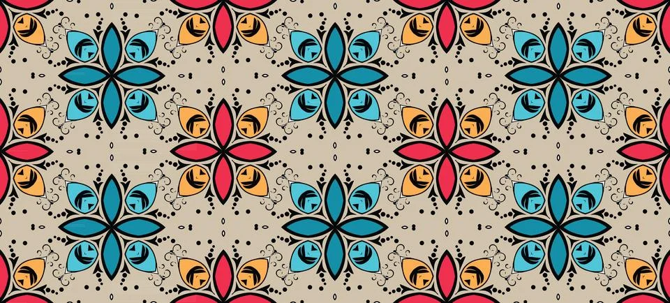 Islamic seamless pattern. Stock Illustration
