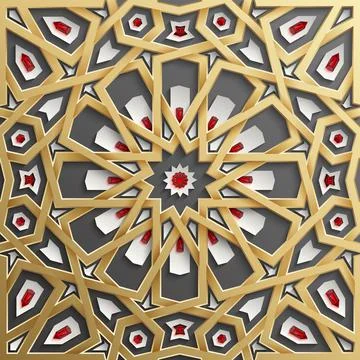 Islamic seamless pattern with stars. Vector background イラスト素材