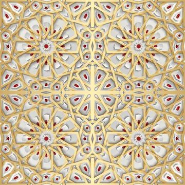 Islamic seamless pattern with stars. Vector background イラスト素材