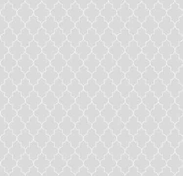 Islamic seamless vector circular geometric figures ornament pattern design. Illustrazione stock