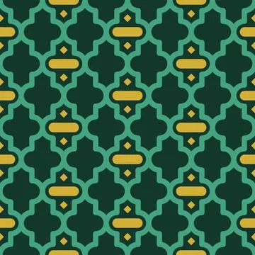 Islamic simple pattern for Ramadhan backrgound Stock Illustration