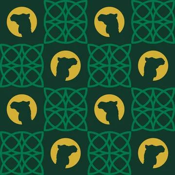 Islamic simple pattern for Ramadhan backrgound 스톡 일러스트