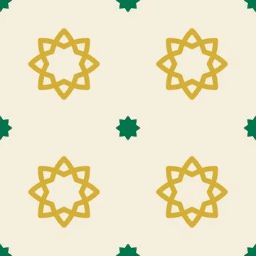 Islamic simple pattern for Ramadhan backrgound Stock-Illustration