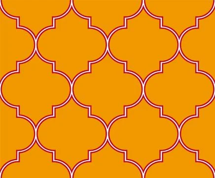 Islamic style seamless pattern. Textile print vector illustration. Stock Illustration
