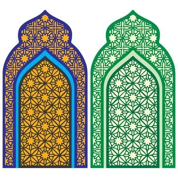 Islamic Symbol Abstract pattern Background Vector Stock Illustration