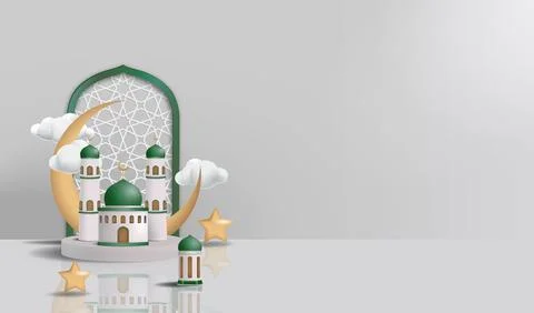 Islamic Template Stock Illustration