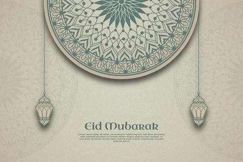 Islamic Template Ilustração Stock