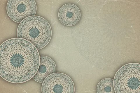 Islamic Template Stock Illustration