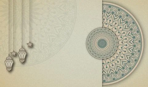 Islamic Template Stock Illustration
