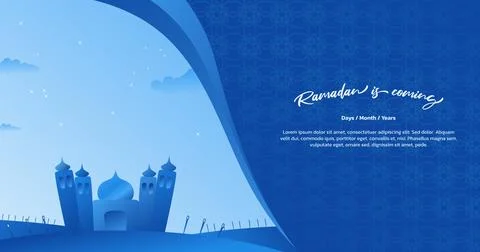 Islamic theme background design. Stock Illustration