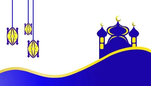 Islamic theme background illustration. Perfect for Ramadan, Islamic holiday.. Stock Illustration
