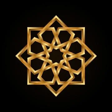 Islamic traditional rosette Stock Illustration