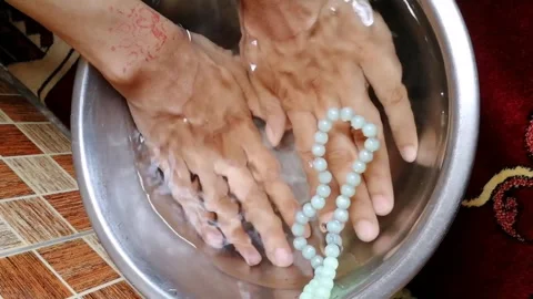 Islamic treatment to remove black magic, voodoo, negative energy or entities Stock Footage 273889638