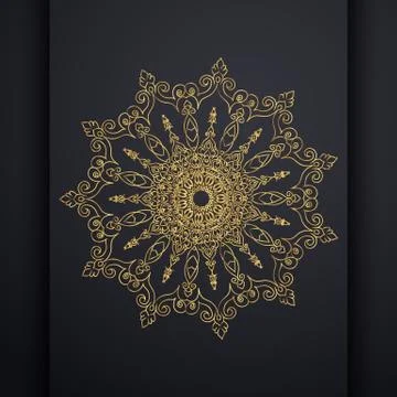 Islamic vertical banners with arabesque mandala for greeting card, poster and 库存插图
