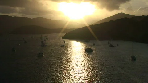 Island Aerial Stock Footage 482008