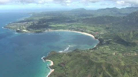 Island Aerial Video stock 5295398