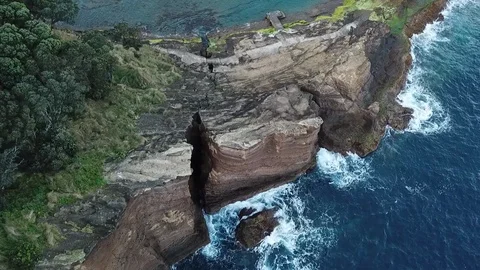 Island aerial Video stock 105031410